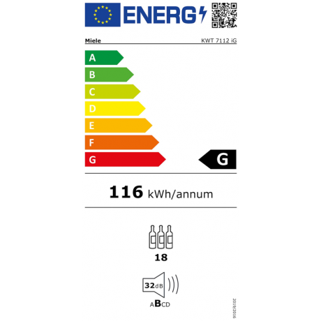 MIELE KWT 7112 iG Εντοιχιζόμενος συντηρητής κρασιών Μπεζ περλέ MIELE KWT 7112 iG Εντοιχιζόμενος συντηρητής κρασιών Μπεζ περλέ